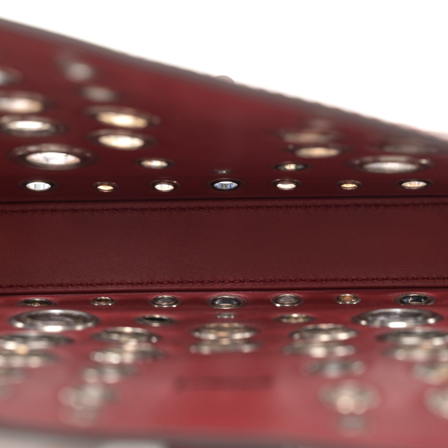Gucci Calfskin Ha Ha Ha Jackie 1961 Eyelet Hobo Bordeaux 5 of 10