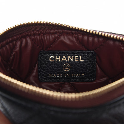 Chanel Caviar Quilted Small Cosmetic Case Black 6 of 8