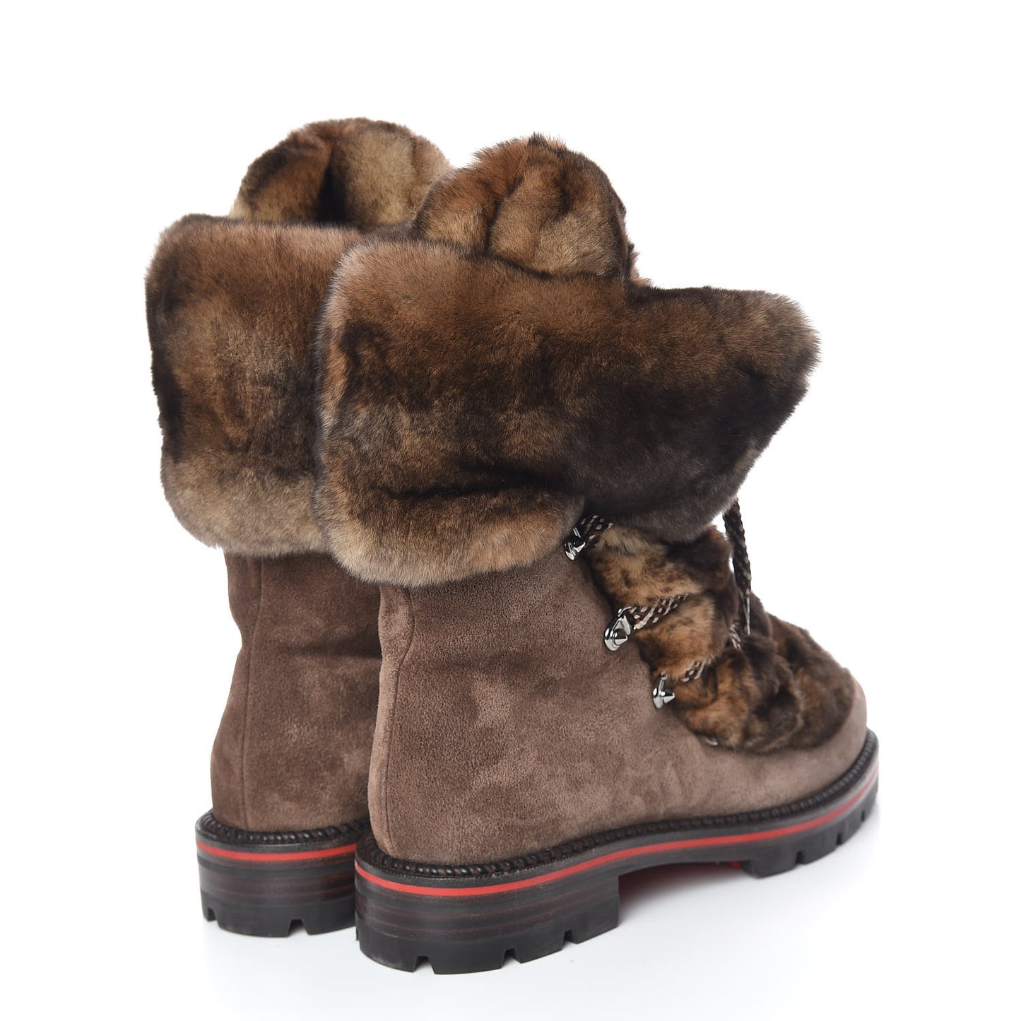 Suede Orylag Fur Mens Snow Black Flat Hiking Boots 41 Testa Di Moro Naturel
