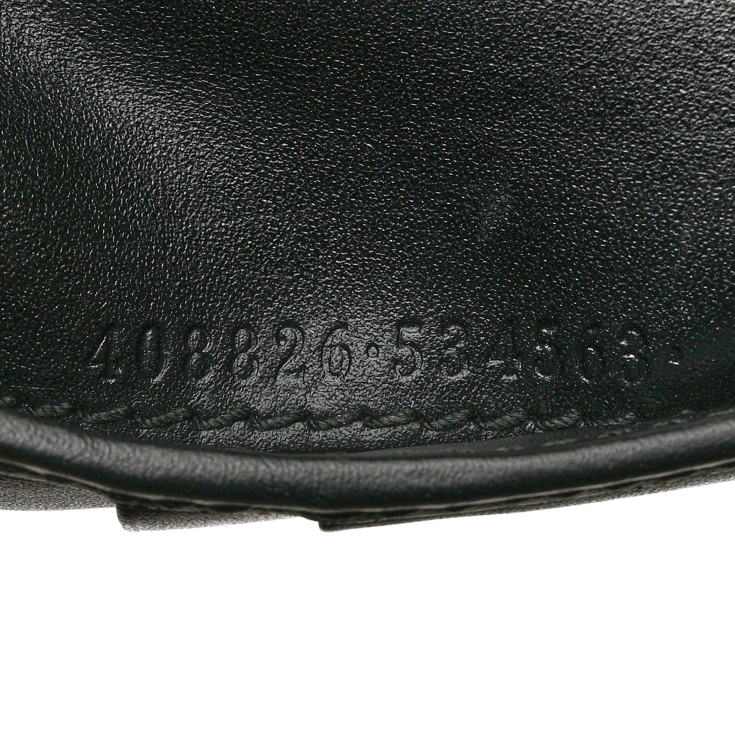 Gucci Guccissima Signature Web New Web Bi-Fold Coin Wallet Black 7 of 10