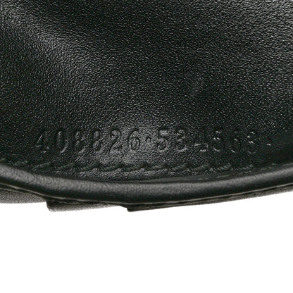 Gucci Guccissima Signature Web New Web Bi-Fold Coin Wallet Black 7 of 10