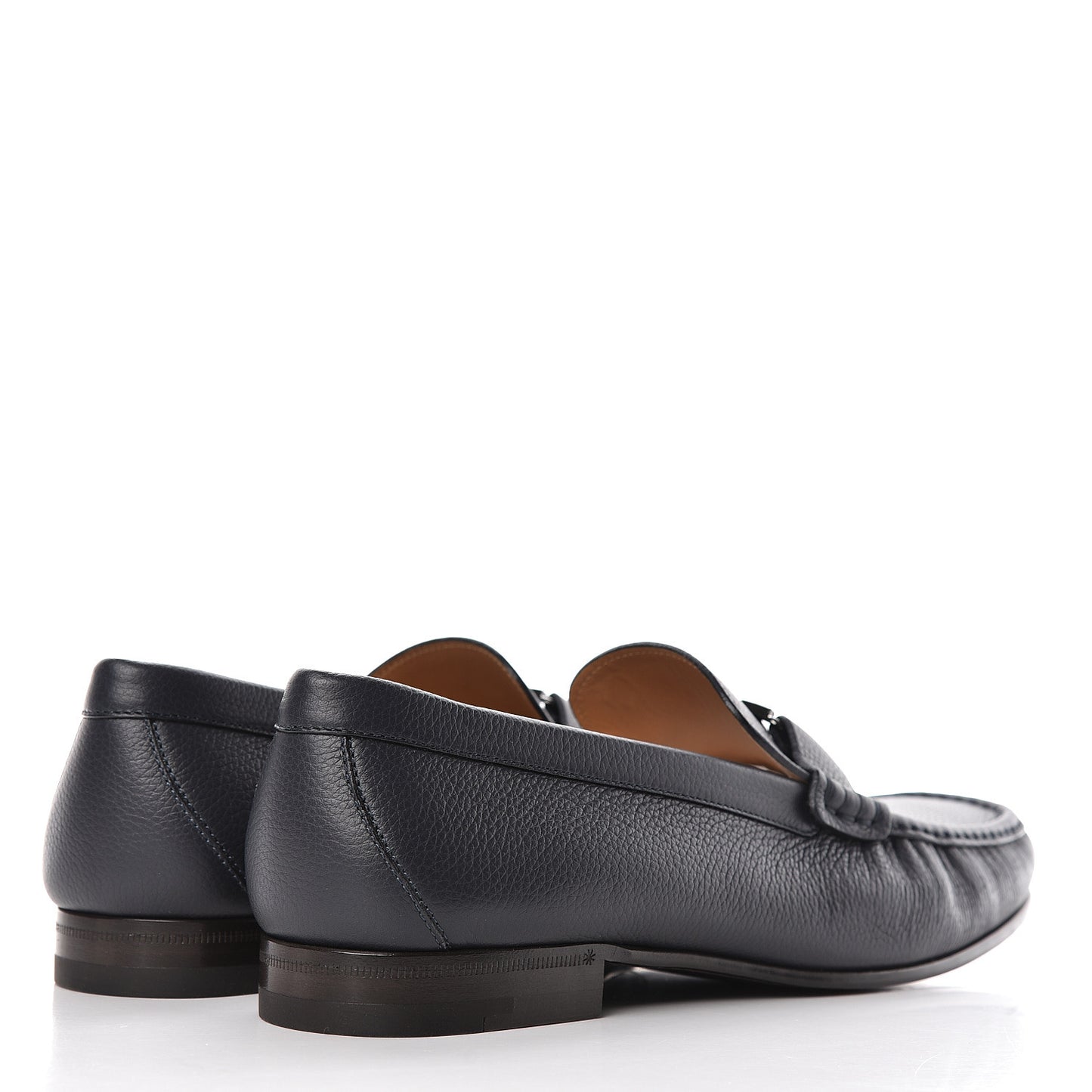 Calfskin Mens Montaigne Loafers 9.5 Marine