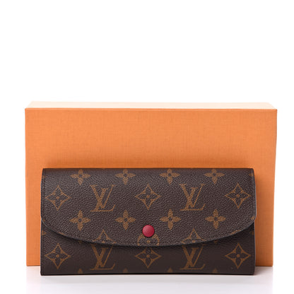 Louis Vuitton Monogram Emilie Wallet Fuchsia 7 of 7