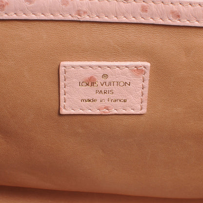 Louis Vuitton Ostrich Frame Speedy Pink 7 of 9