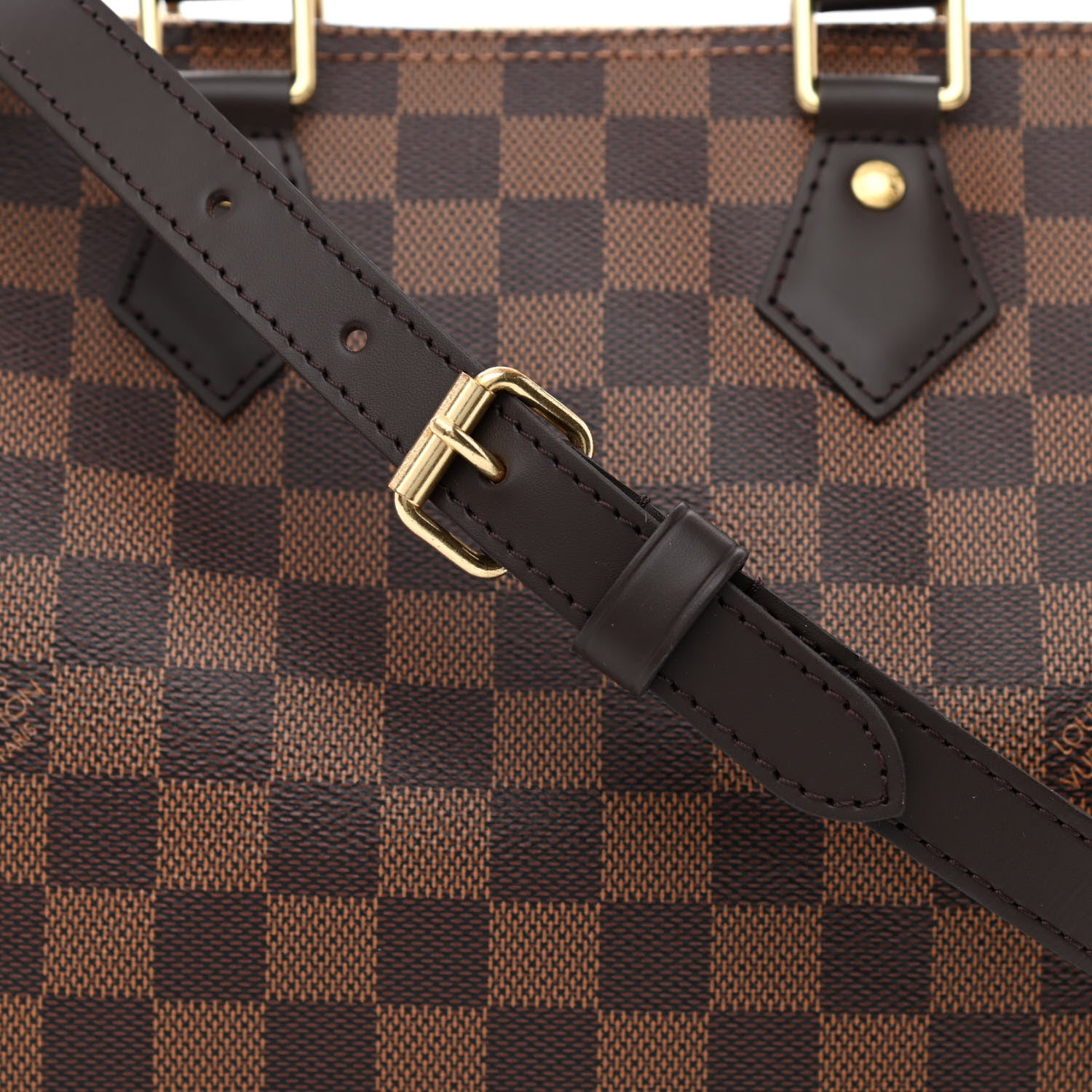 Louis Vuitton Damier Ebene Speedy Bandouliere 25 7 of 9