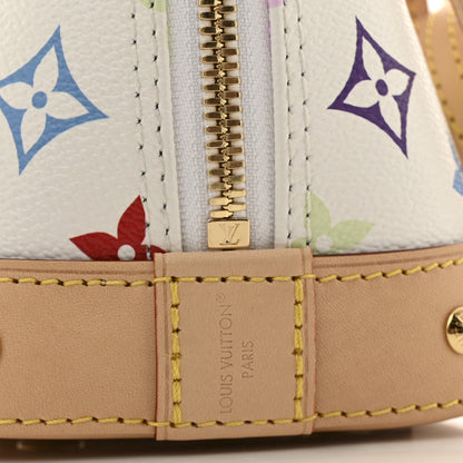 Louis Vuitton LV x TM Monogram Multicolor Alma BB White 10 of 11