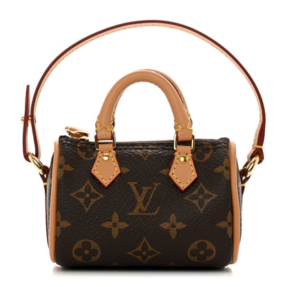 Louis Vuitton Monogram Micro Speedy Bag Charm 1 of 7