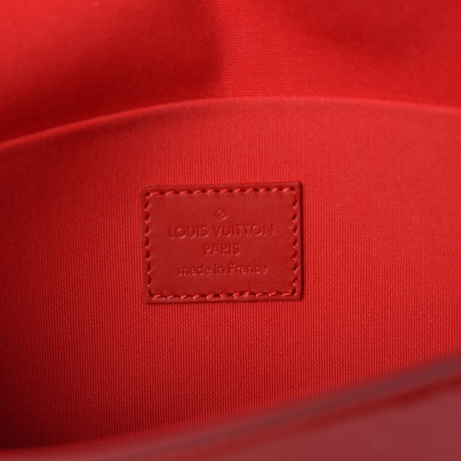 Louis Vuitton Vernis Felicie Pochette Chain Wallet Cherry 6 of 11
