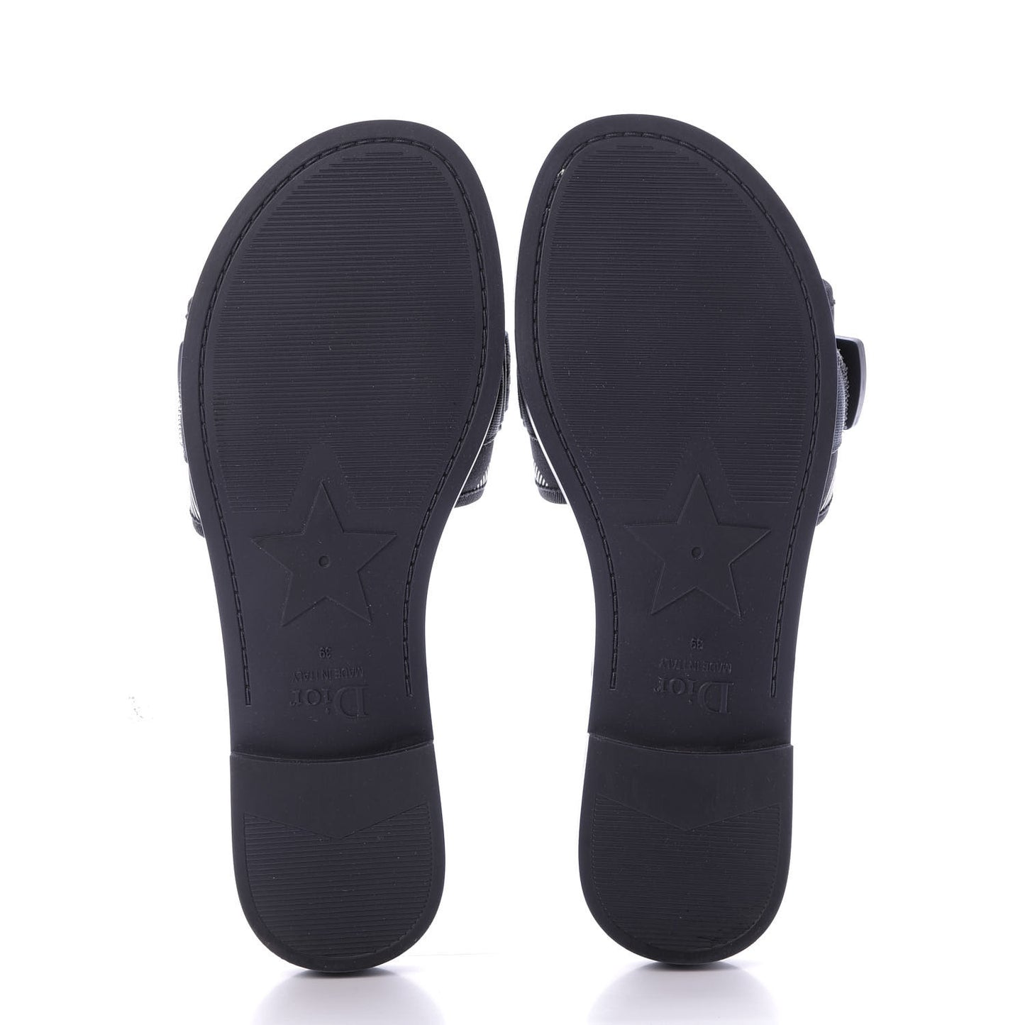 Canvas Dior(e)volution Mule Slide Sandals 39 Deep Blue