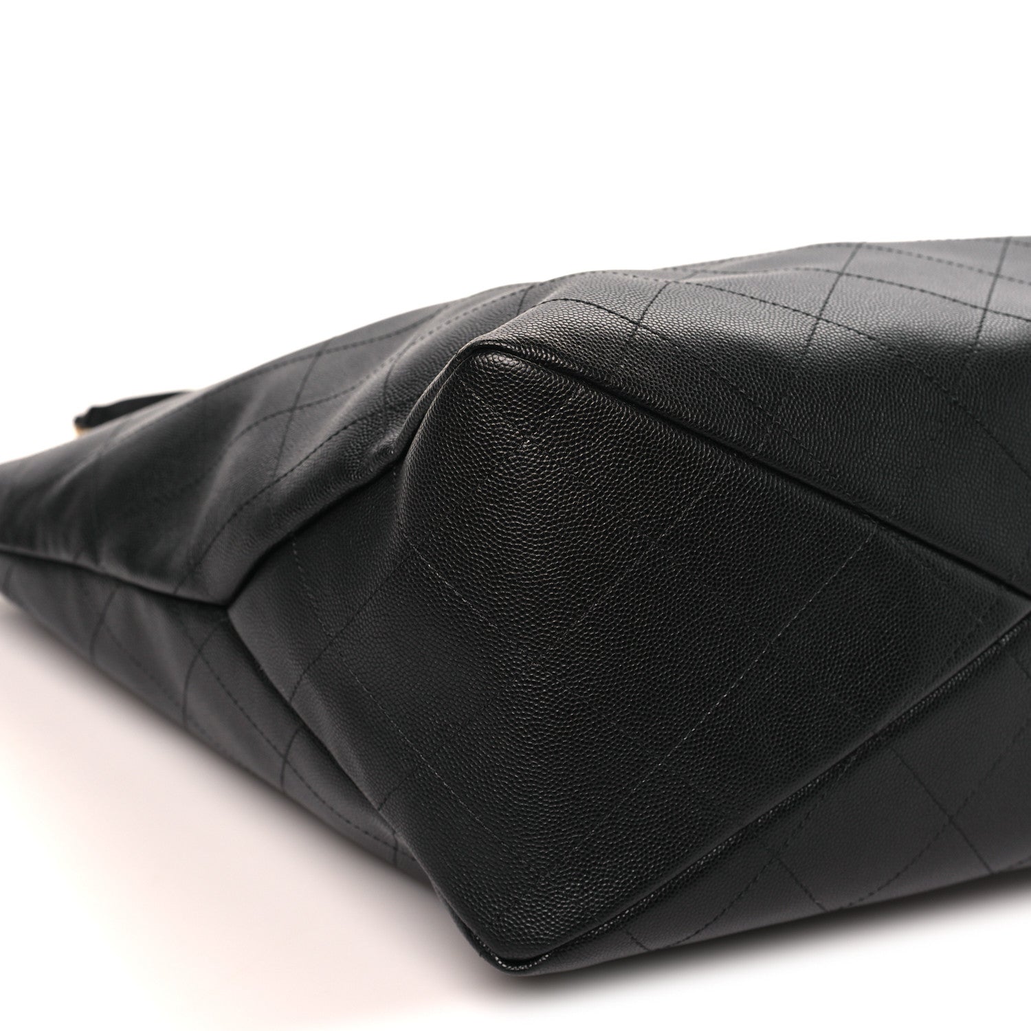 Chanel Shiny Caviar Stitched Softly Quilted Tote Black 9 of 11