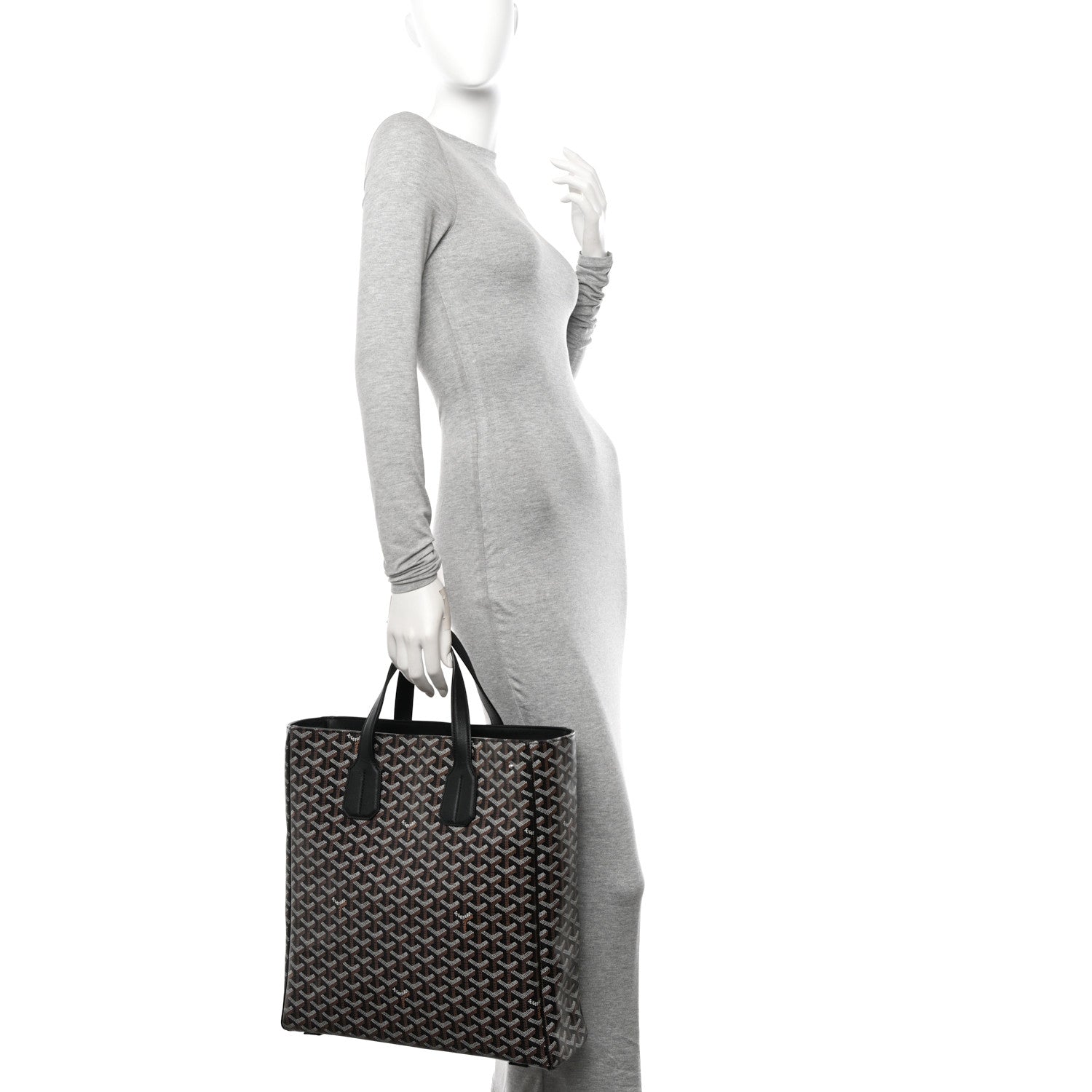 Goyard Goyardine Voltaire III Tote Black 2 of 10