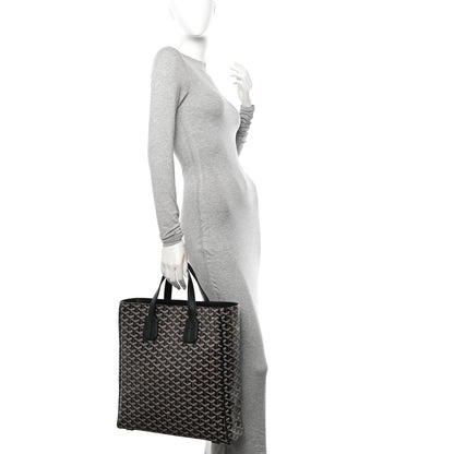 Goyard Goyardine Voltaire III Tote Black Black 2 of 10