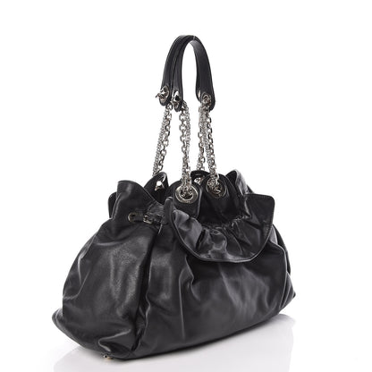 Christian Dior Lambskin Medium Le Trente Tote Black 3 of 11