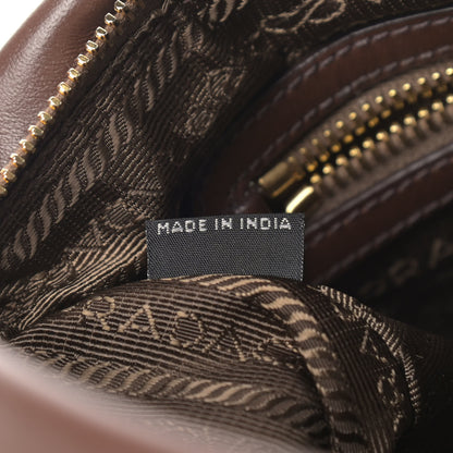 Prada Nylon Tessuto Soft Calf Tote Corinto 7 of 12