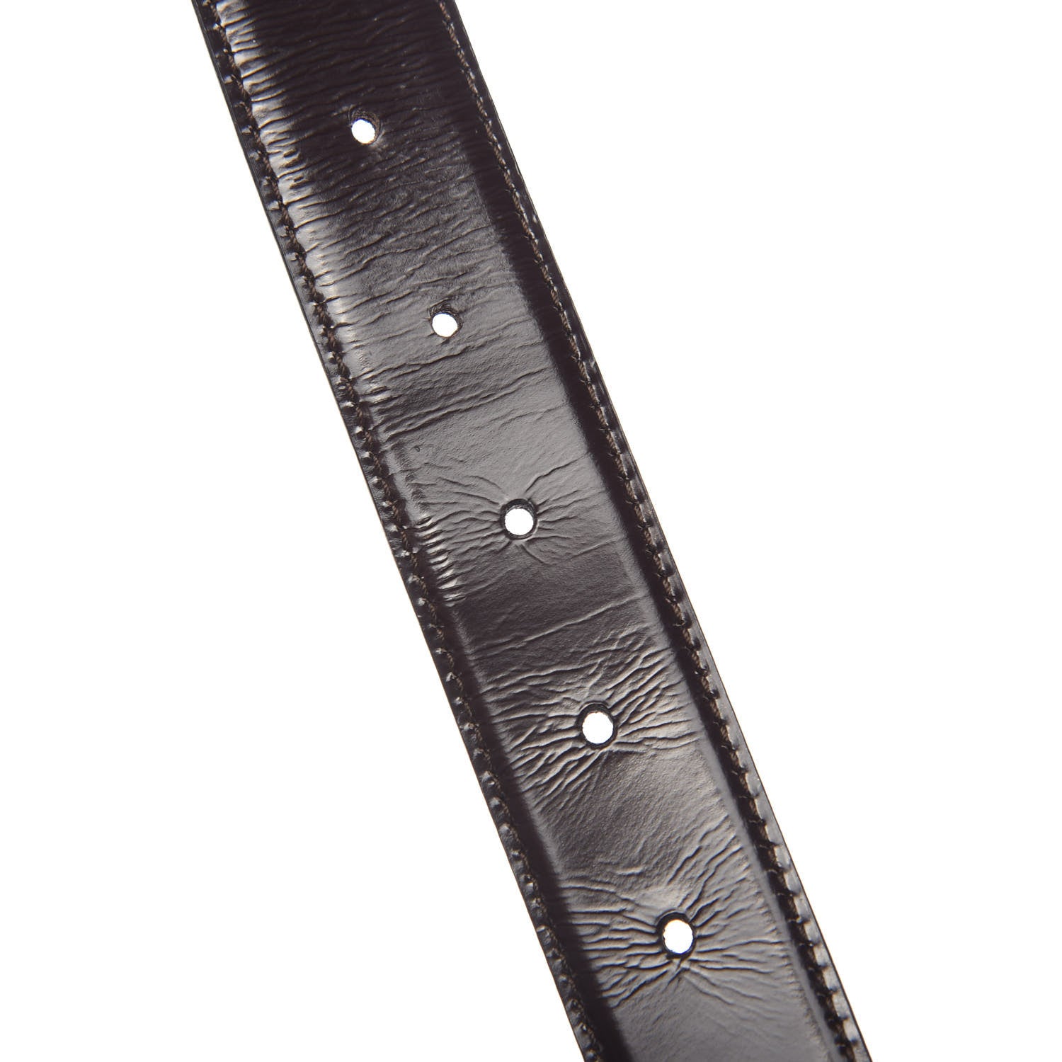 Gucci Calfskin Square G Buckle Belt 85 34 Black 4 of 4