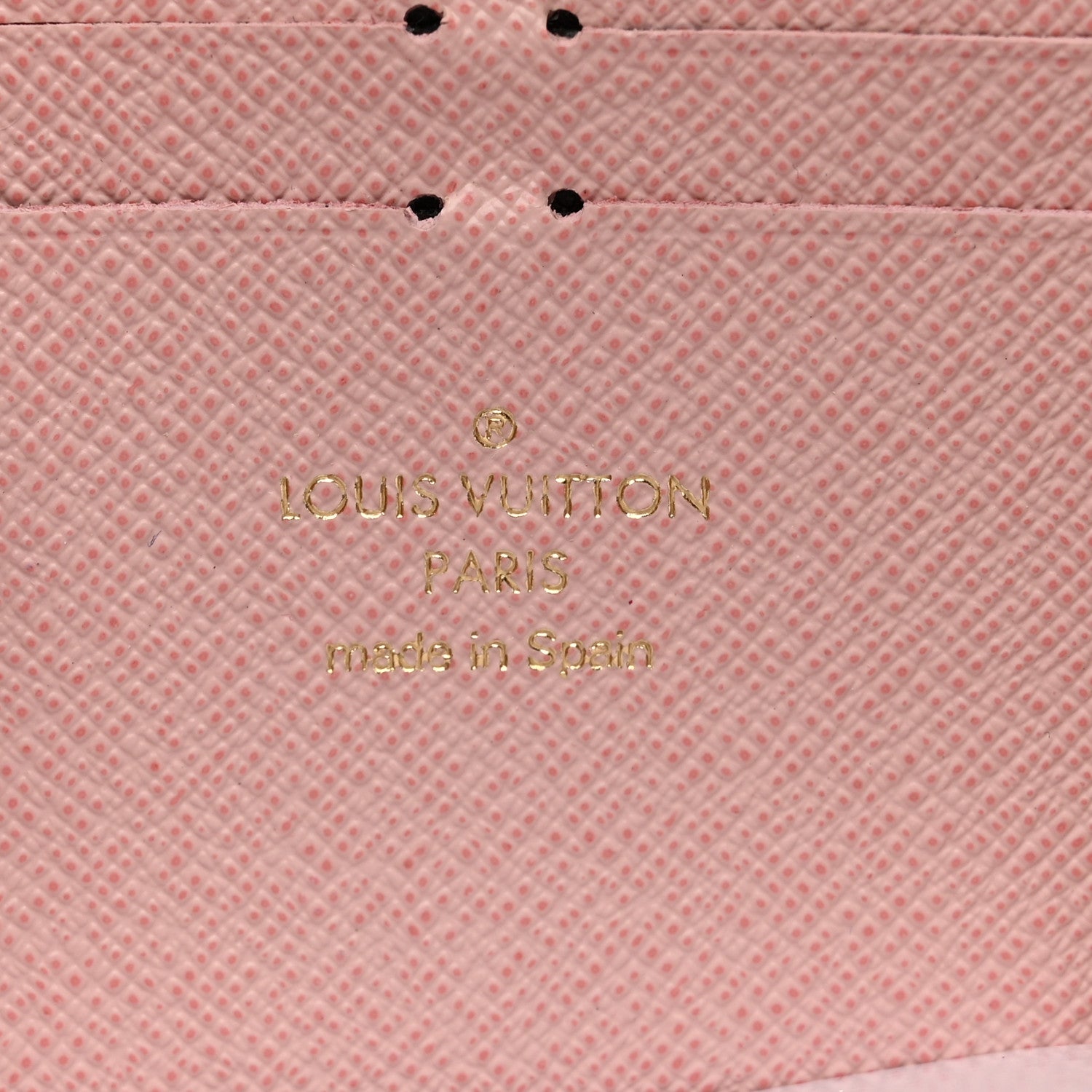 Louis Vuitton Damier Azur Clemence Wallet Rose Ballerine 6 of 7