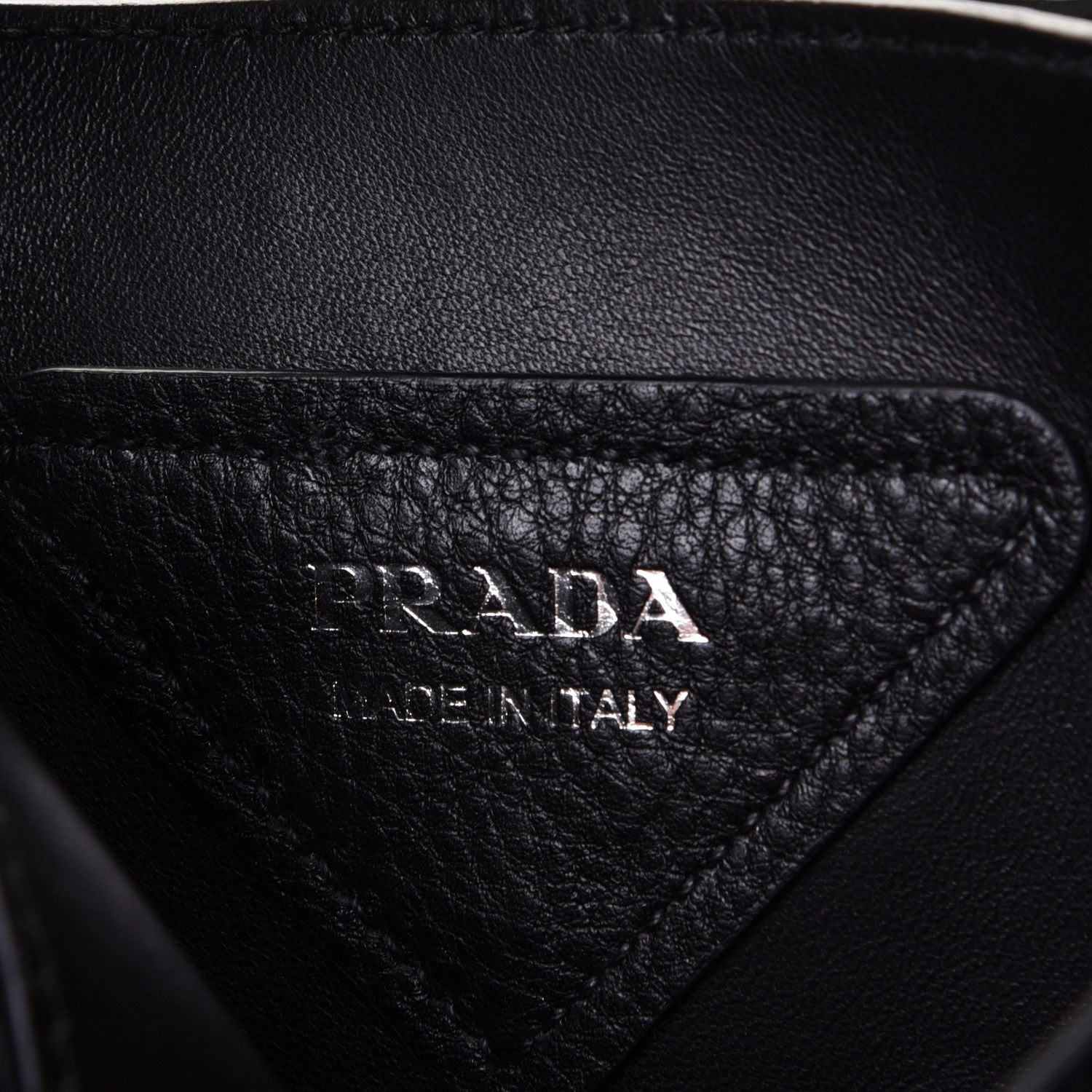 Prada Vitello Daino Soft Medium Dynamique Tote Black 5 of 5