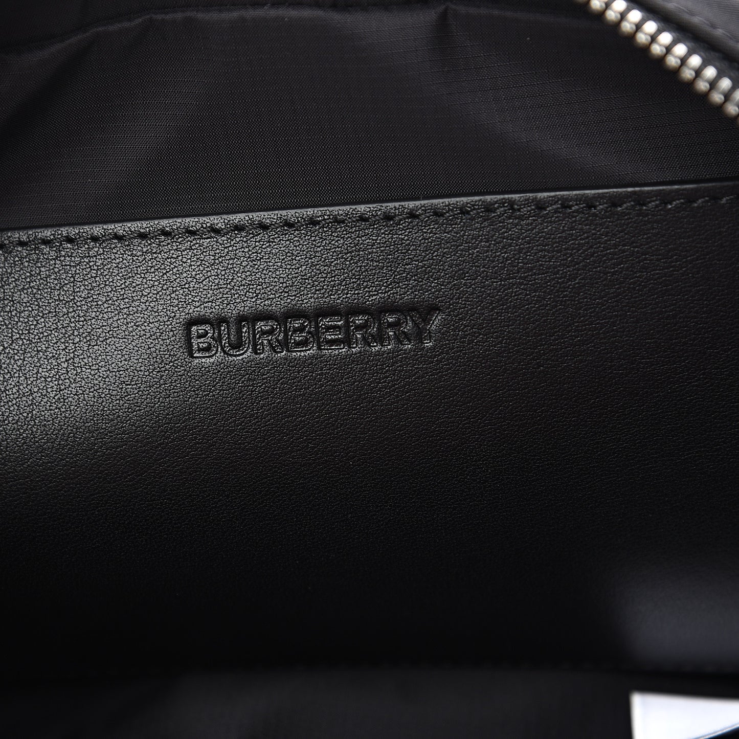 Econyl Logo Print Bum Bag Black