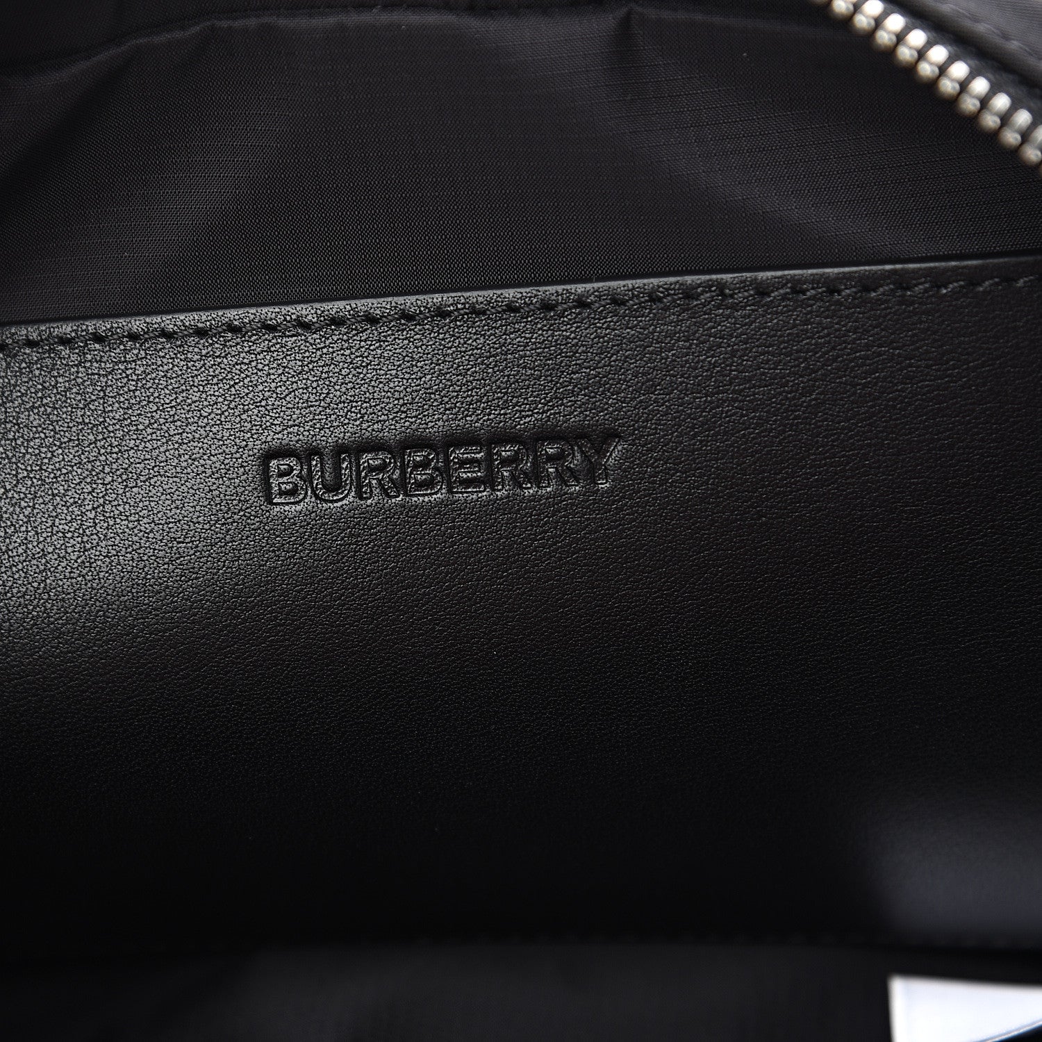 Burberry Econyl Logo Print Bum Bag Black 5 of 9