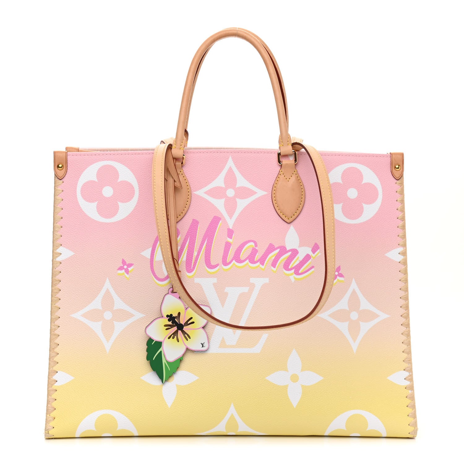 Louis Vuitton Monogram Giant By The Pool Miami Onthego GM Light Pink 1 of 9