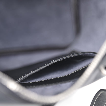 Celine Lambskin Small Soft Cube Satchel Navy 13 of 14