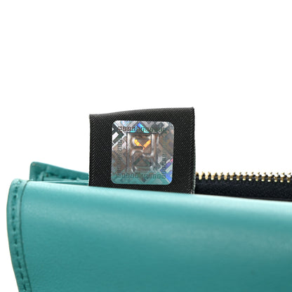 Fendi Calfskin Tortoise Peekaboo Continental Wallet Turquoise 9 of 9