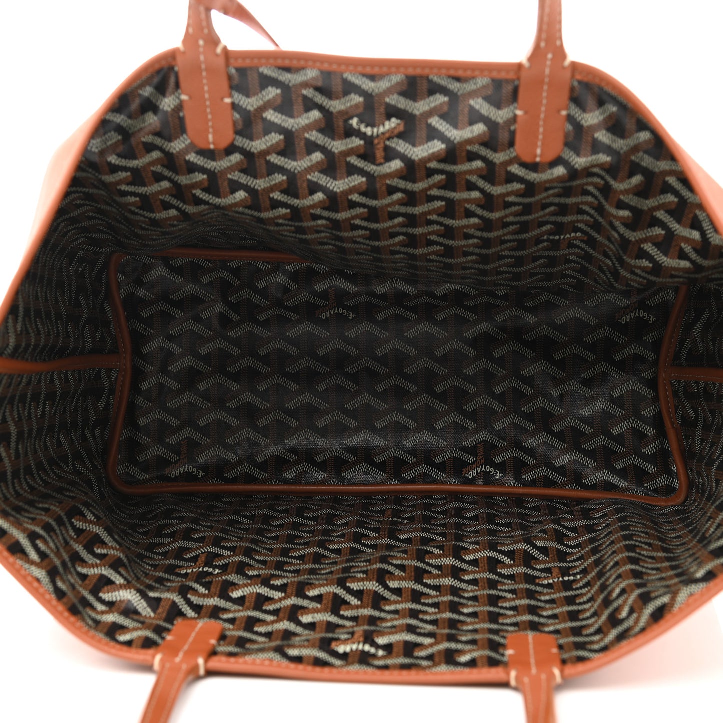 Goyardine Reversible Anjou PM Black Gold