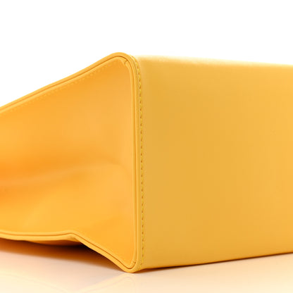 Telfar Vegan Leather Medium Shopping Bag Yellow 9 of 10