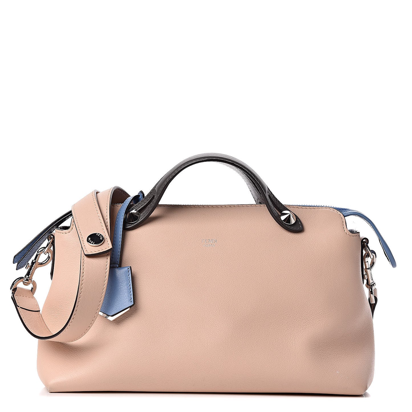 Vitello Dolce 4 Color Medium By The Way Boston Bag Rosa Plaster Multicolor