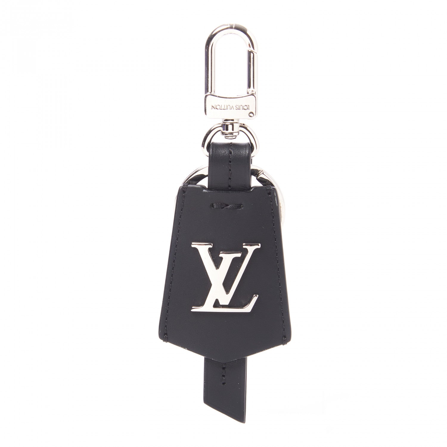 Louis Vuitton Calfskin Clochette Bag Charm Key Holder Black 1 of 5