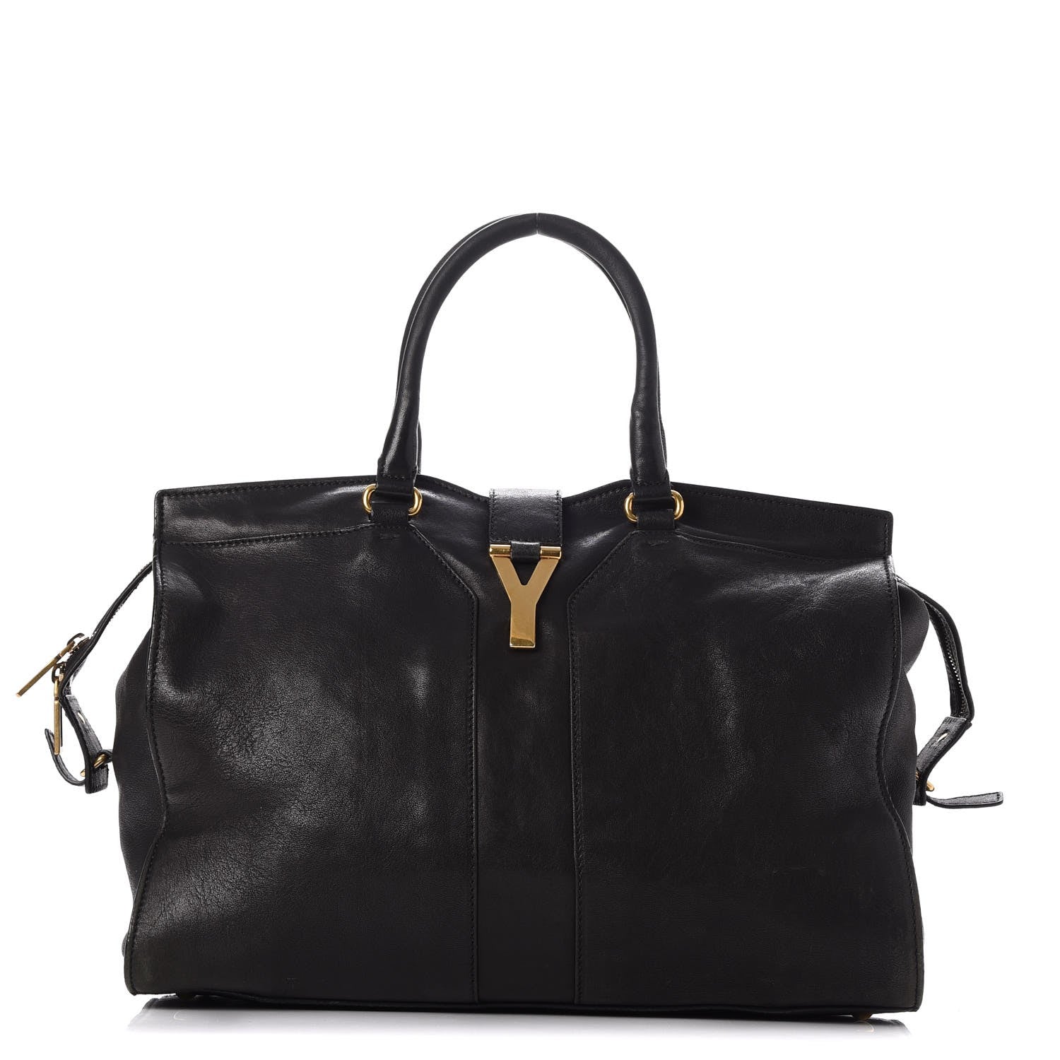 Saint Laurent Sheepskin Large Cabas ChYc Black 1 of 15