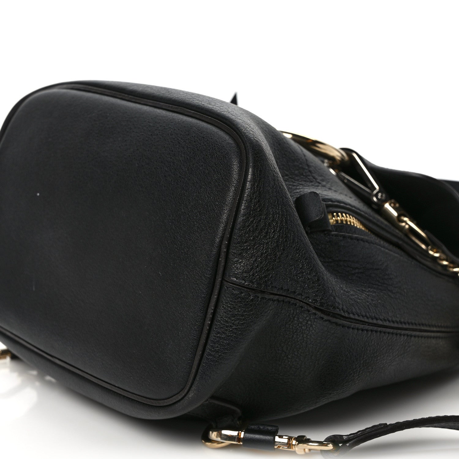 Chloe Suede Calfskin Small Faye Backpack Black 7 of 11