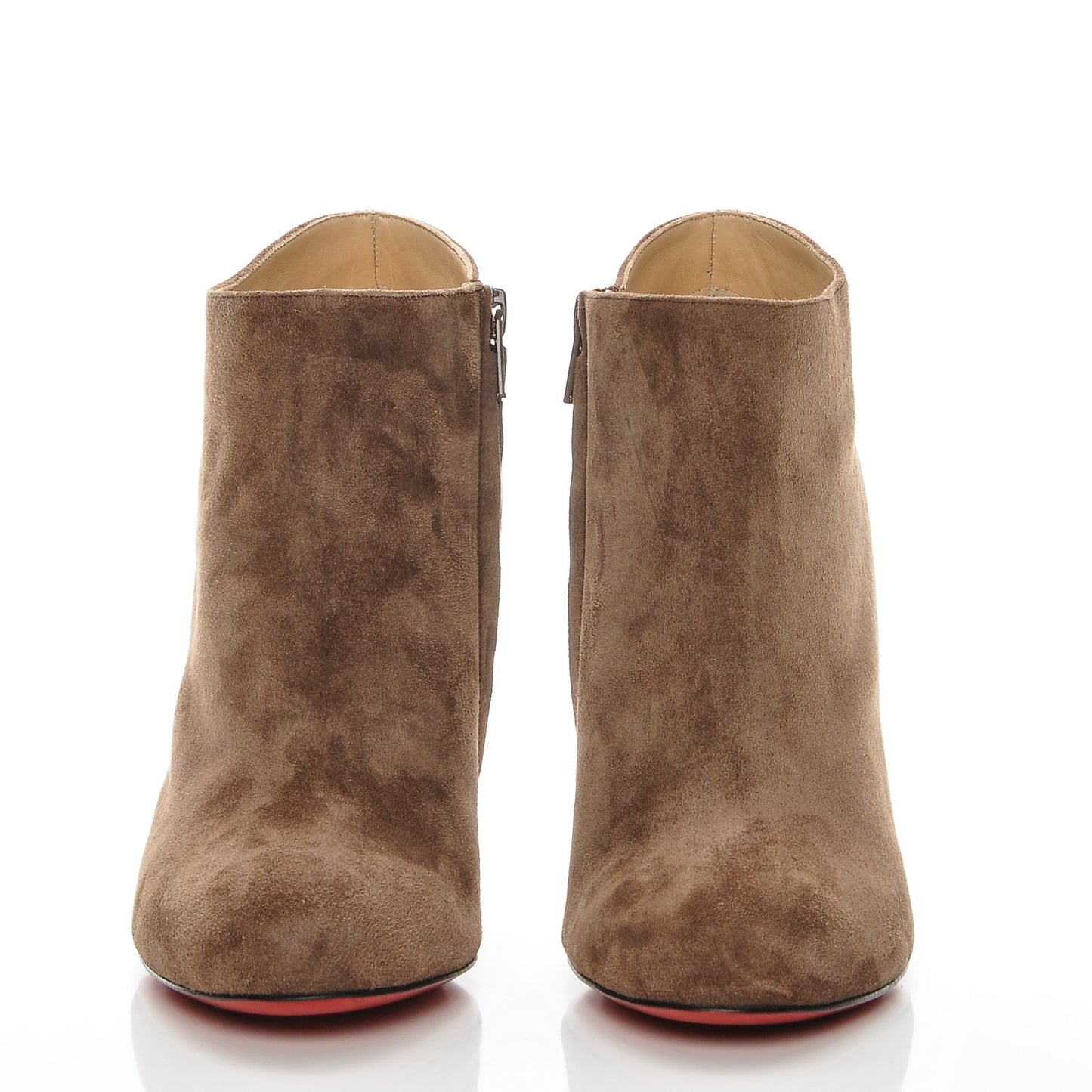 Veau Velours Belle 85 Ankle Boots 39 Chatain