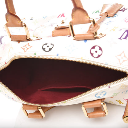 Louis Vuitton Monogram Multicolor Speedy 30 White 7 of 16