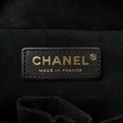 Chanel Calfskin Quilted Travel Kit Vanity Case Black 5 of 10