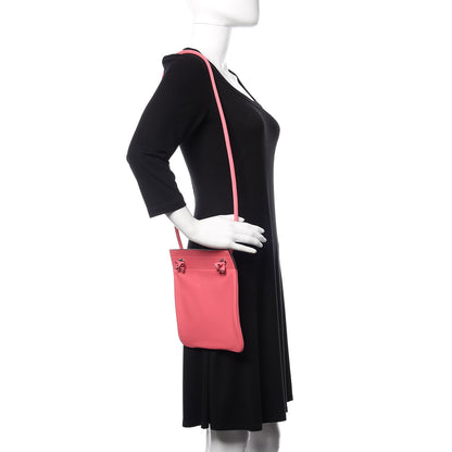 Hermes Milo Lambskin Swift Mini Aline Rose Azalee 2 of 8