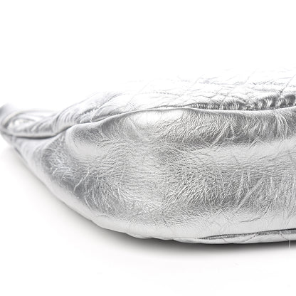 Chanel Metallic Crumpled Calfskin Small 31 Shopping Bag Silver 7 of 10
