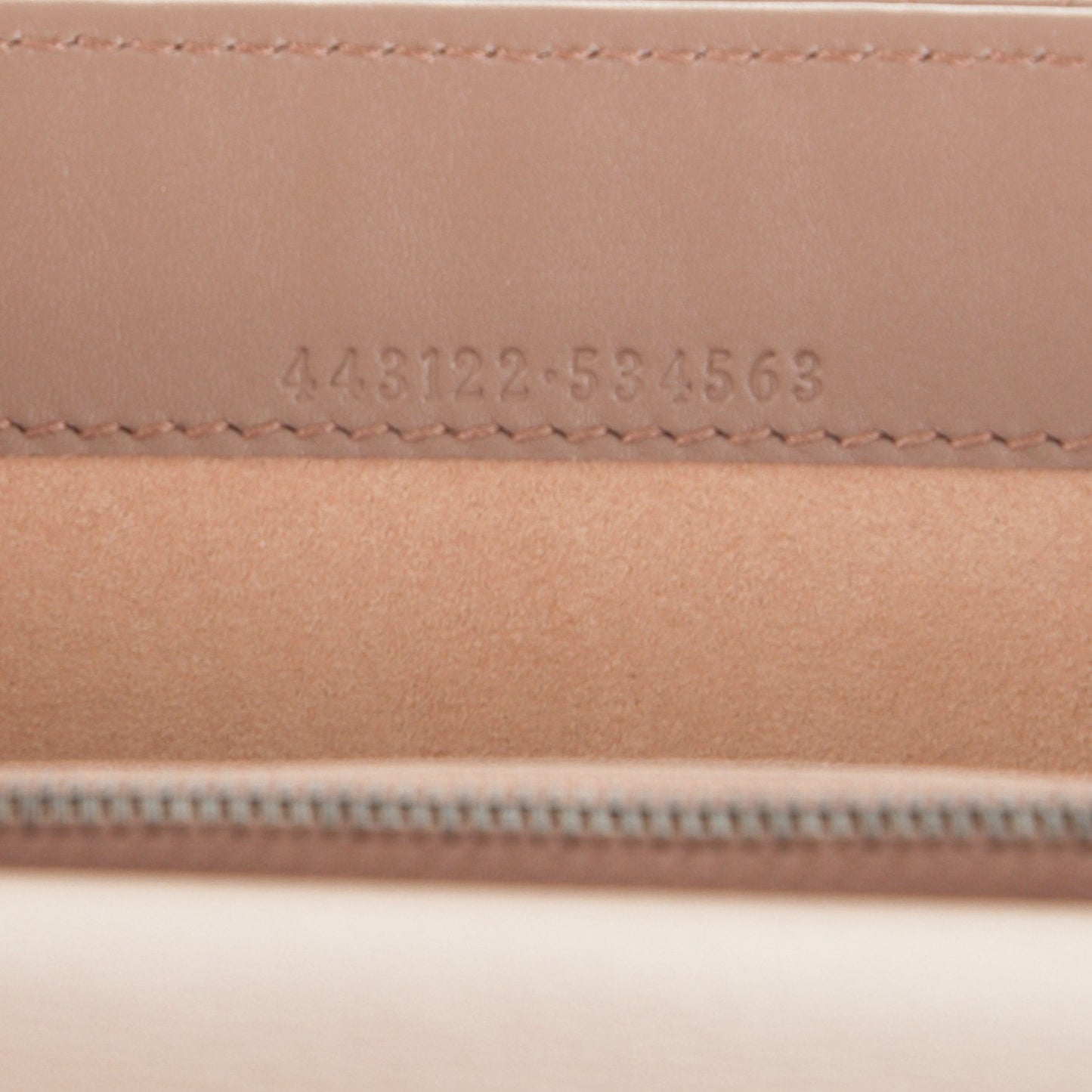 Calfskin Matelasse Mini Pearly GG Marmont Chain Wallet Porcelain Rose