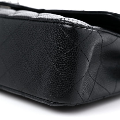 Chanel Caviar Quilted Medium Double Flap Black 9 of 10