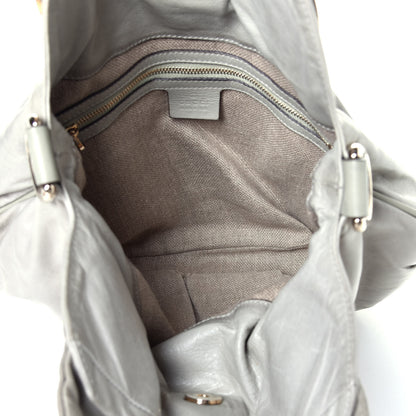 Gucci Calfskin Small Hysteria Top Handle Bag Grey 5 of 9