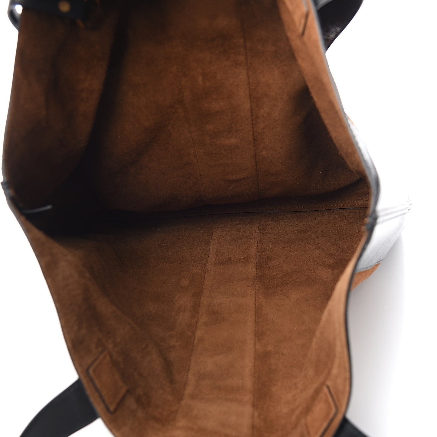Suede Patent Web Large Ophidia Vertical Shopping Tote Nocciola Black