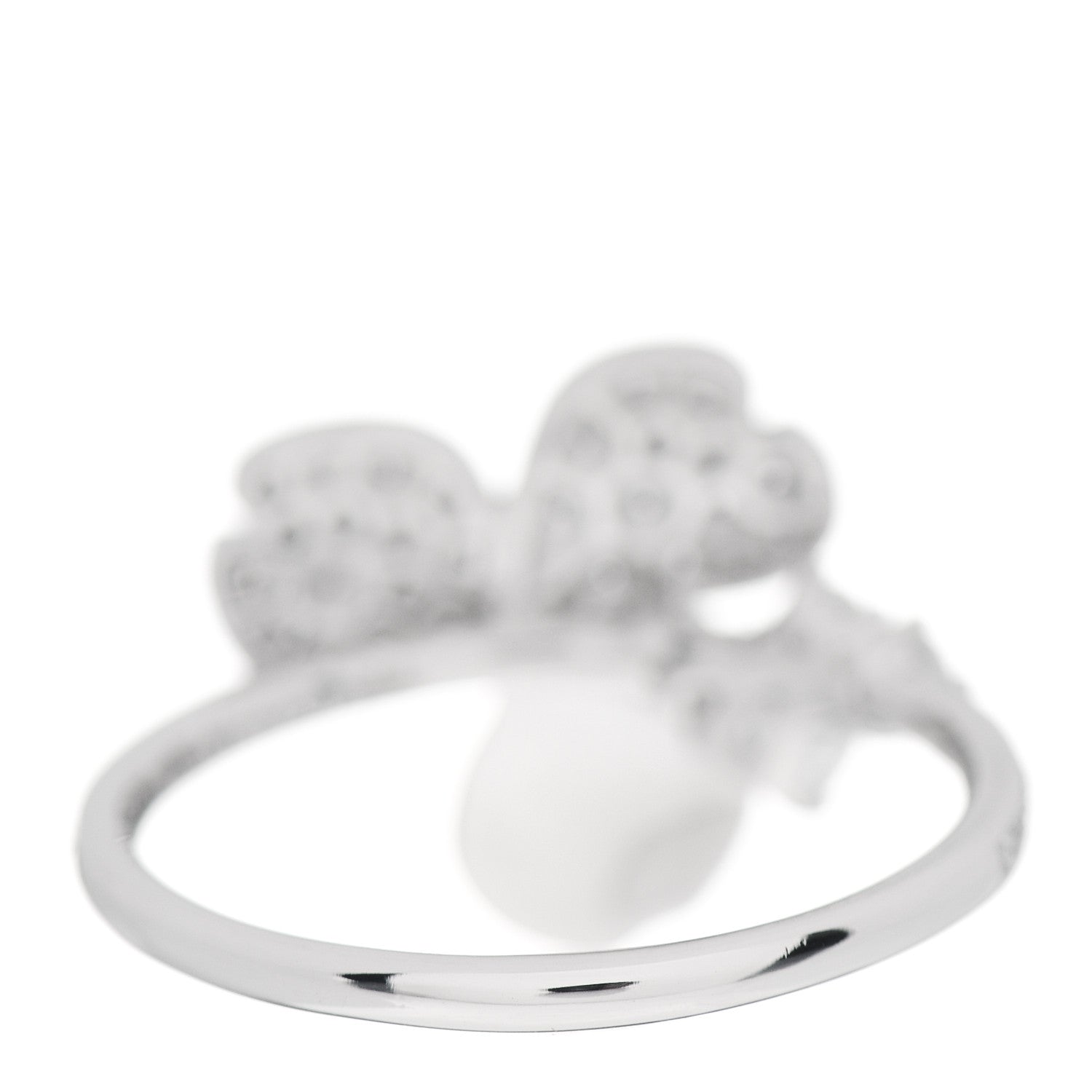 Tiffany Platinum Diamond Paper Flowers Mixed Cluster Ring 54 7 4 of 5