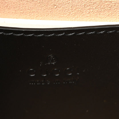 Gucci Calfskin Matelasse Aria Mini GG Marmont Chain Shoulder Bag Black 7 of 10