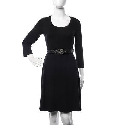 Chanel Lambskin Quilted CC Chain Belt 85 34 Black 2 of 7