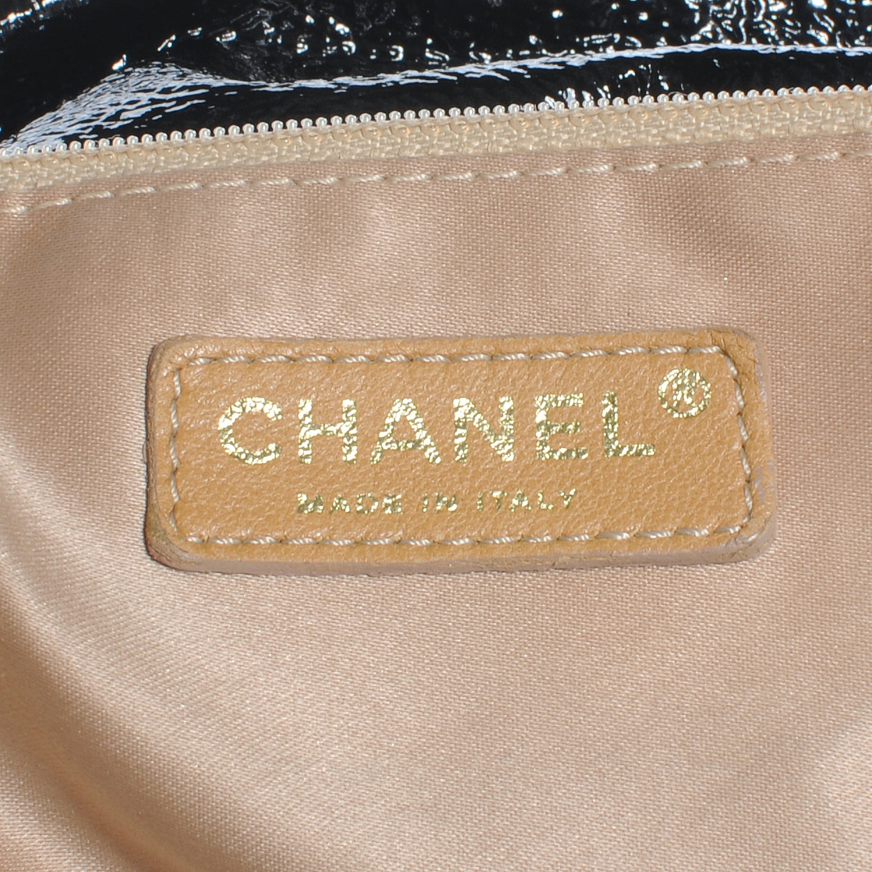 Chanel Vinyl Rock and Chain XL Flap Black 6 of 7