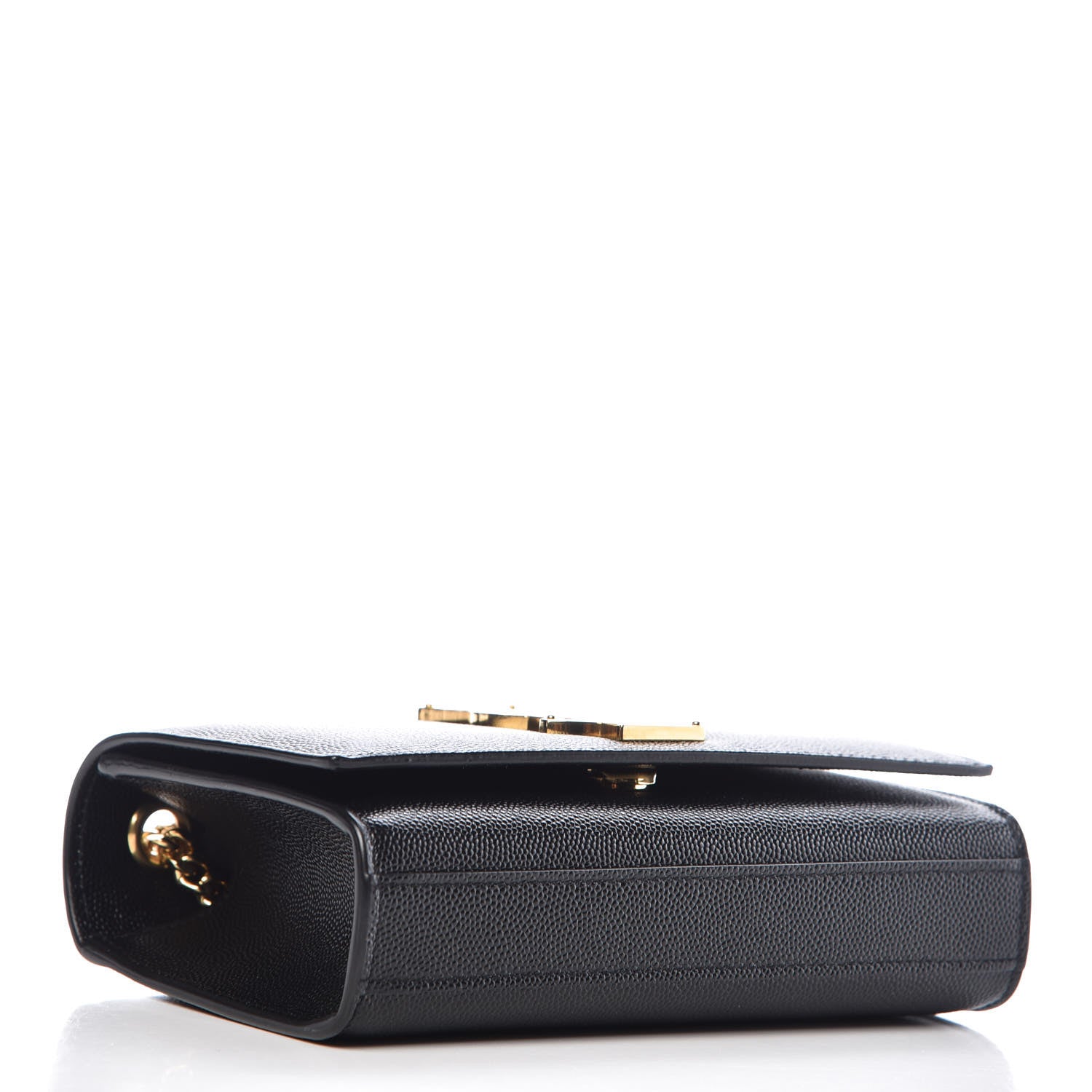 Saint Laurent Grain De Poudre Small Monogram Kate Satchel Black 4 of 9