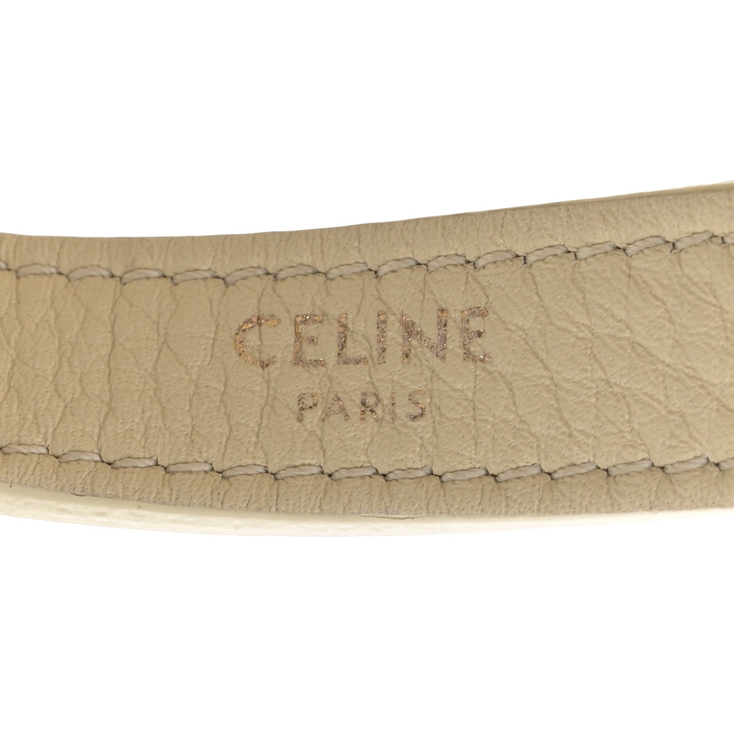 Celine Supple Calfskin Cuir Triomphe Small Heloise Shoulder Bag Limestone 6 of 13
