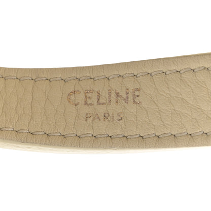 Celine Supple Calfskin Cuir Triomphe Small Heloise Shoulder Bag Limestone 6 of 13