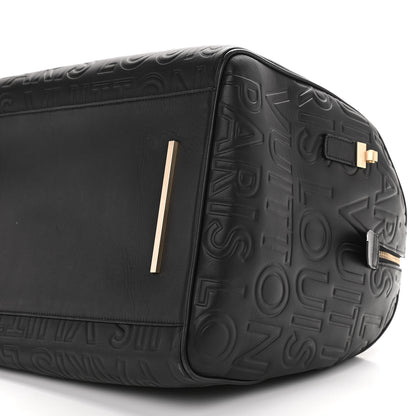Louis Vuitton Calfskin Embossed Speedy Cube 30 Black 9 of 10