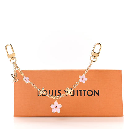 Louis Vuitton LV x TM Cherry Blossom Bag Chain Key Holder Rose Ballerine 5 of 5